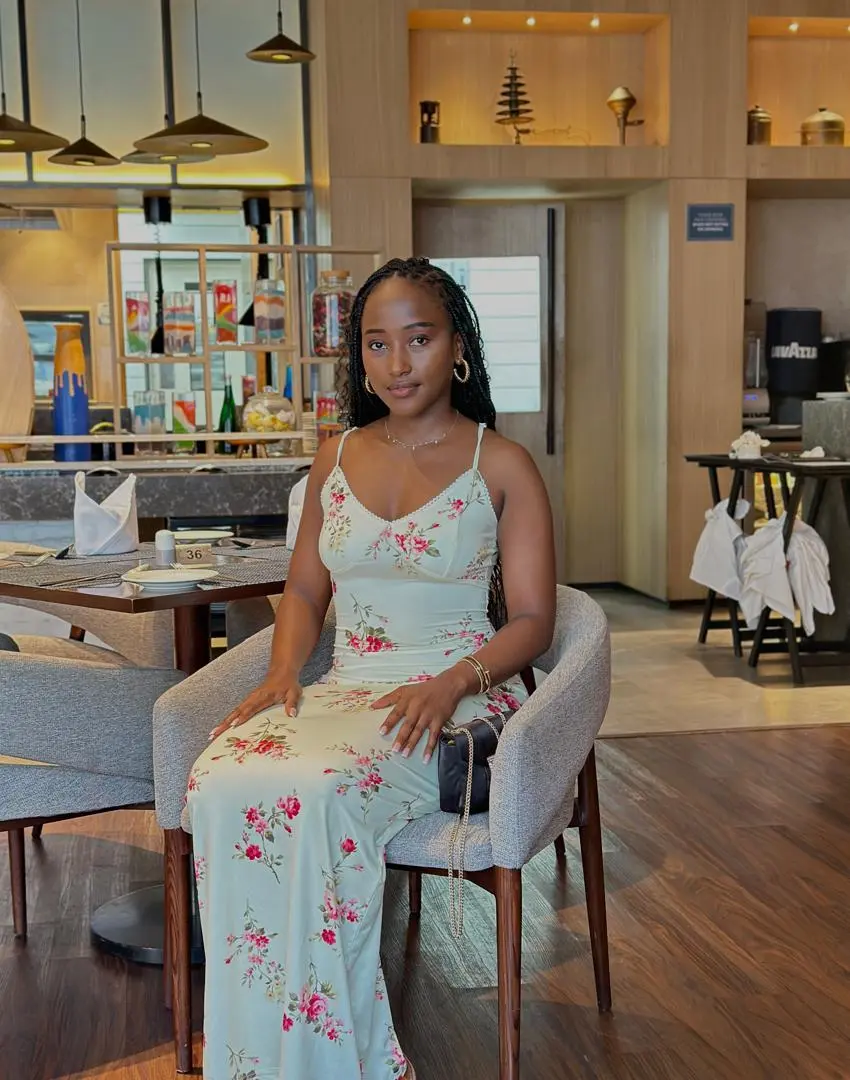 Evaline Edward on safari